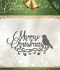 Stans Spirit of Christmas Merry Christmas met vogel p/st
