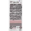 Stickers Alphabet Rose Quartz p/set