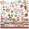 Cardstock Holly Jolly 30.5x30.5cm p/vel