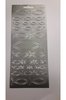 Stickers zilver Ichthus visjes contour p/29st