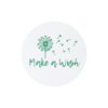 Stickers Make a wish 35mm p/20st wit