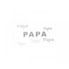 Stickers papa multi 35x20mm p/20st wit