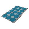 Stickers blauw 32mm p/480st op vel