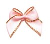 Strik roze/goud glitter 24mm p/5st