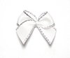 Strik wit/zilver glitter 24mm p/5st
