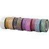 Masking tape rood 10mm p/6mtr plakt niet goed
