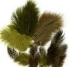 Veren groen p/18st Marabou&amp;Guinea