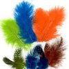 Veren mix neon p/18st Marabou&amp;Guinea