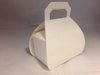 Vouwdoos hengseldoosje p/st creme/wit