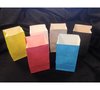 Zakken zwart 6x6x10cm p/6st blokbodem papier