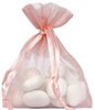 Zakken zalm 7.5x10cm p/10st organza