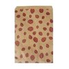 Zakken bruin lieveheersbeest assorti p/50st zwart/rood