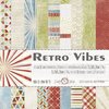 Paper pad 30.5x30.5cm Retro vibes p/6vel