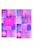 Paper pad 15x30cm Vintage p/24vel fuchsia/roze