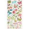 chipboard Vintage Botanicals 15.5x30.5cm p/set