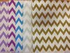 Zakken zilver chevron 13x16.5cm p/5st papier