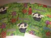 Zakken groen dieren 12x19cm p/50st