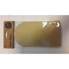 Zakken bruin 8.5x13cm p/6st geschulpte rand