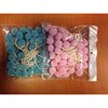 Pompom 2cm p/24st blauw