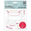 Rubber stamp 12 Days of Christmas Word Banner 12.7x12.7cm p/st