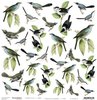 Scrappapier Vogels 30.5x30.5cm p/vel
