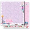 Scrappapier sweet home bank en lamp 30.5x30.5cm p/vel 