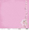 Scrappapier in bloom pretty pink 30.5x30.5cm p/vel