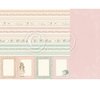 Scrappapier life is Peachy Borders 30.5x30.5cm p/vel