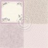 Scrappapier new Beginnings 4-vaks bird song 30.5x30.5cm p/vel