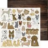 Scrappapier pawfect dogs 30.5x30.5cm p/vel