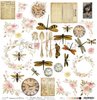 Plaatjes Vintage Bisou I 30.5x30.5cm p/vel
