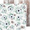 Scrappapier wishes frosted 30.5x30.5cm p/vel mintgroen