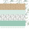 Scrappapier wishes shiver 30.5x30.5cm p/vel mintgroen