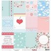Scrappapier You and me Be my valentine 12 vakjes 30.5x30.5cm p/vel 