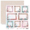 Decoratieve labels Cotton Winter 30.5x30.5cm p/vel