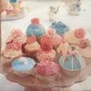 Servetten cupcake plateau 33x33cm p/st