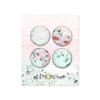 Embellishments Blush 2.5cm p/4st