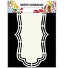 Shape art Label langwerpig p/st