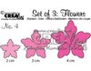 Stans 3 bloemen. nr.4 p/st