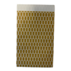 Zakken goud bomen 12x19cm p/25st wit