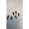 Fastener 30mm brons rechthoek incl haakje en schroefjes p/set