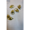 Fastener groot 19 mm p/st goud