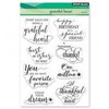 Clear stamp grateful heart A5