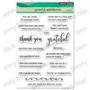 Clear Stamp grateful sentiments A5