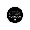 Sticker een kerstkadootje speciaal voor jou 35mm zwart p/20st