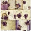 Decorative cards Plum in Chocolate 30.5x30.5cm p/vel