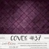 Kaft voor project 37 specially coated paper 60x24,2cm paars