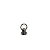 Bedel zilver rivet met ring 17x8mm p/st
