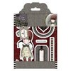 Rubber stamp Holly p/st
