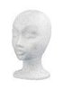 Pruikenkop dame langnek 33cm p/st wit